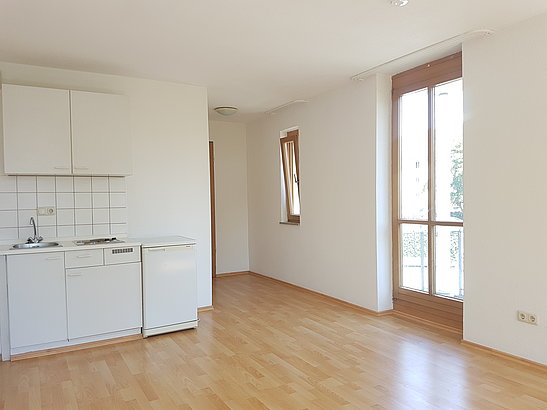 Blick zum zweiten Balkon
