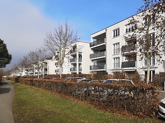 Ansicht der Maria-Ward-Straße Ansicht der Maria-Ward-Straße