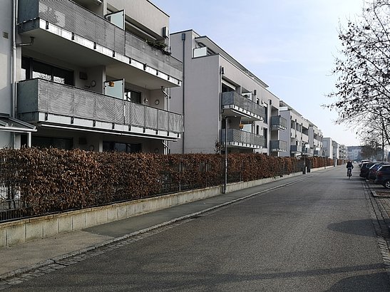 Häuserzeile Maria-Ward-Straße Häuserzeile Maria-Ward-Straße