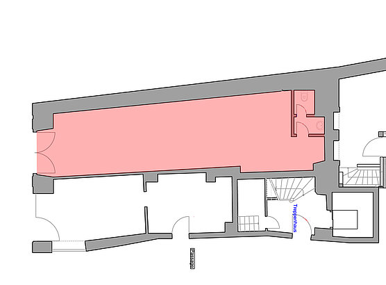 Lange Straße 13 - Gewerbeeinheit, Grundriss Lange Straße 13 - Gewerbeeinheit, Grundriss