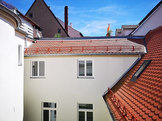 Schillerplatz 8 - Blick auf das Appartement