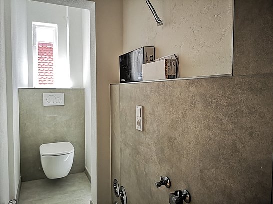 neues Bad mit hochwertigem Steinzeug neues Bad mit hochwertigem Steinzeug
