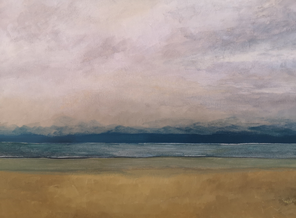 Atlantik (2019) Acryl auf Leinwand, 40x30cm, in Privatbesitz Bad Mergentheim